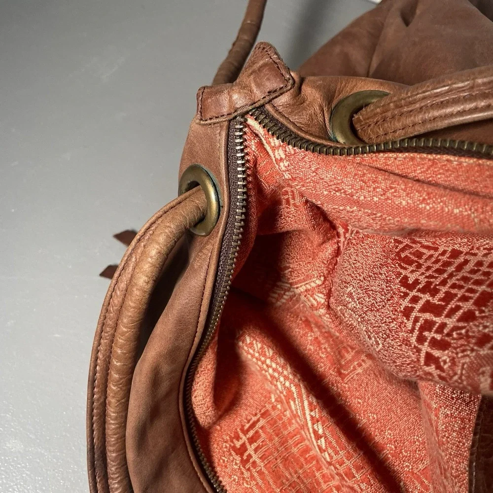 Genuine Cowhide‎ Leather Bag Handcrafted in Argentina